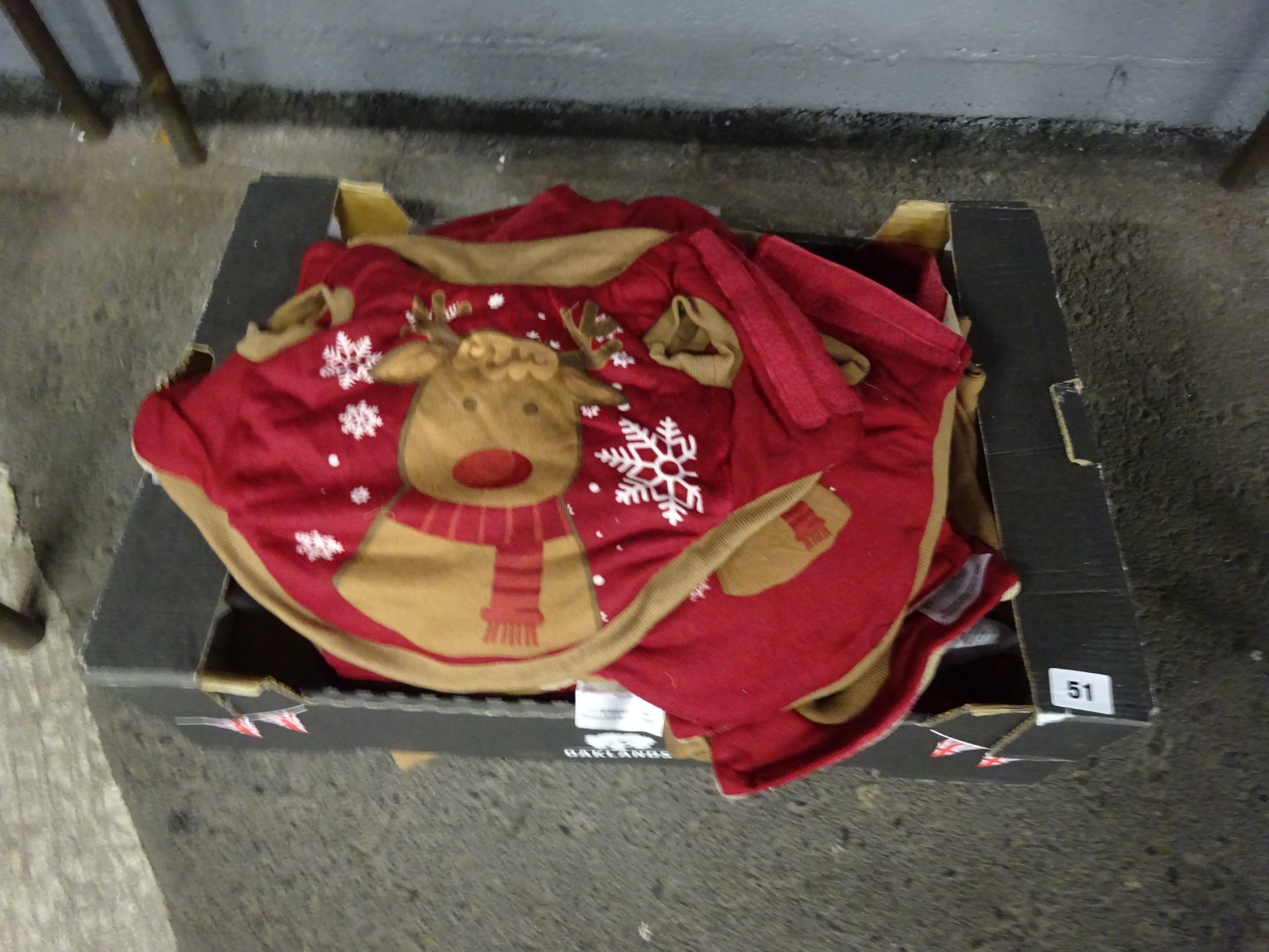 BOX OF 15 REINDEER DOG COATS