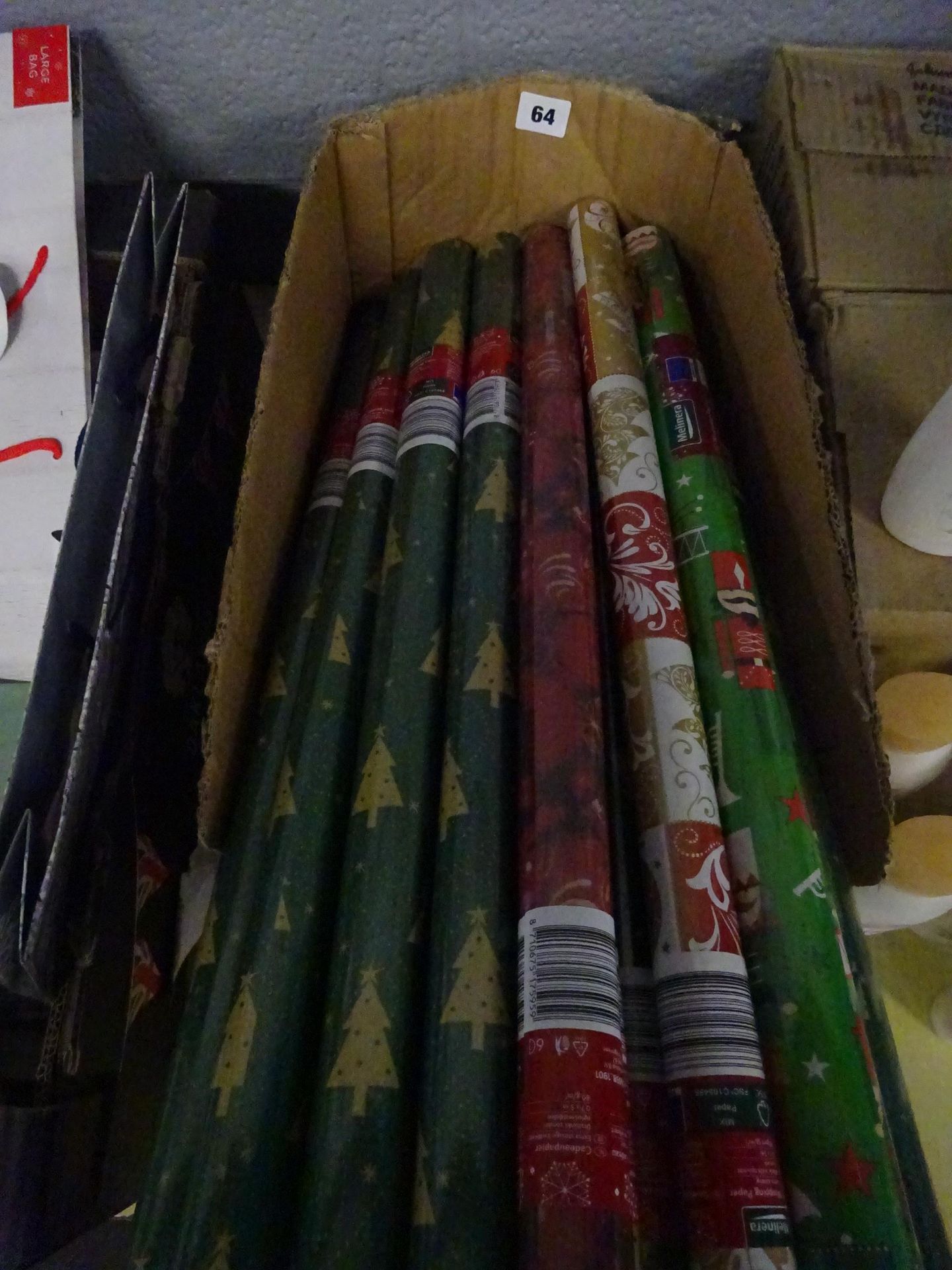 X 25 ROLLS CHRISTMAS PAPER