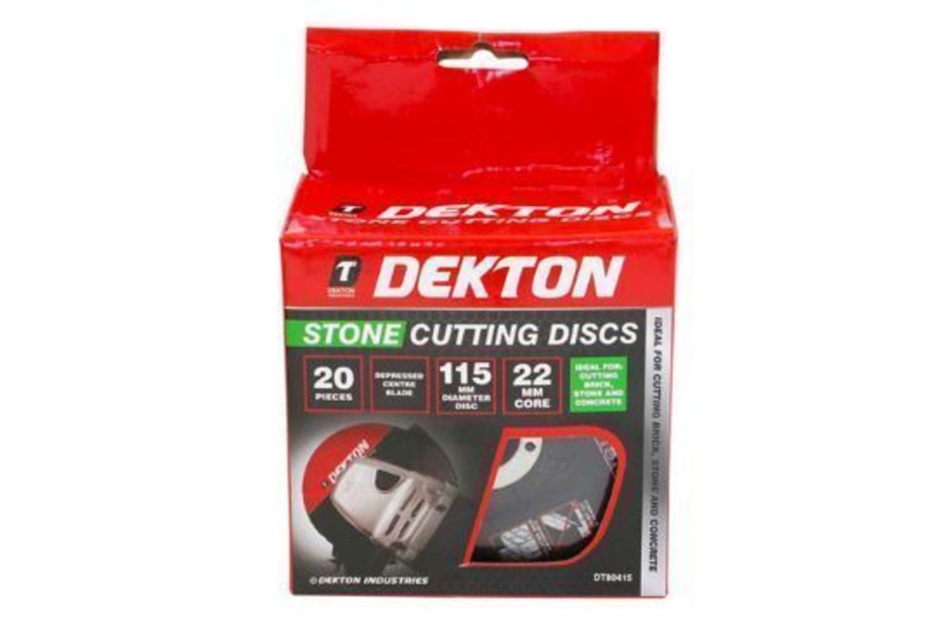 New Dekton 20 Piece 115mm Stone Cutting Discs 22mm