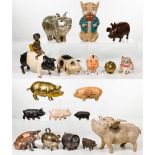 Pig Metal Still Bank Assortment