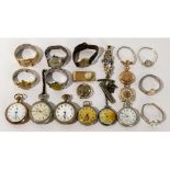 Pocket Watch and Wristwatch Assortment