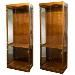 Wood and Glass Display Cabinets