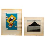 Japanese Kenji Kusaka and William Paden Woodblock Prints