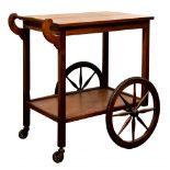 Mahogany Bar Cart