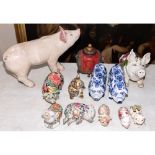 Ceramic Pig Assortment