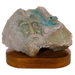 Carved Rock Statue