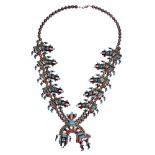 Benson Yazzie Sterling Silver Kokopella Necklace