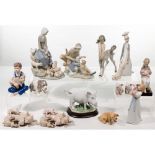 Lladro and Royal Doulton Figurine Assortment