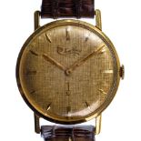 Lucien Piccard 18k Yellow Gold Case Wrist Watch