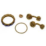 18k Yellow Gold Jewelry Assortment