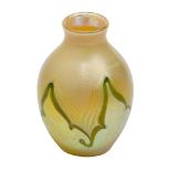 Tiffany Style Miniature Art Glass Vase