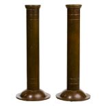 Tiffany Studios Bronze Vases / Candlesticks