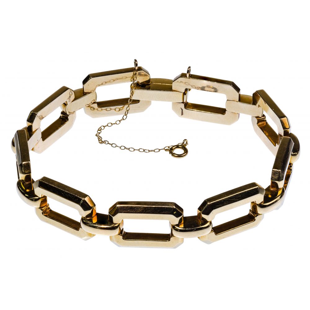 14k Yellow Gold Link Bracelet