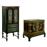 Asian Painted Cabinets