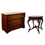 Marble Top Table and Dresser