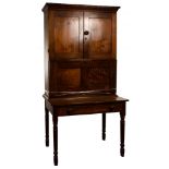 Drop-Front Mahogany Secretary