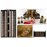 Asian Samurai Figurine and Decoration Assortment