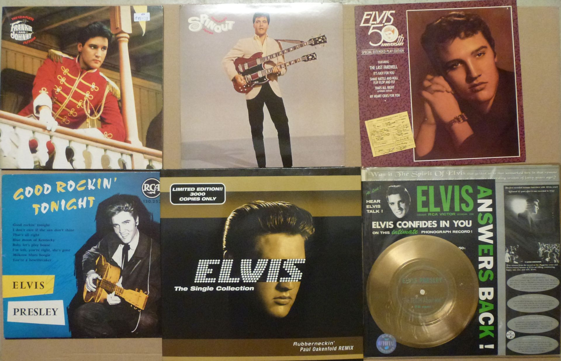 6 Elvis-Alben CD-Pressungen