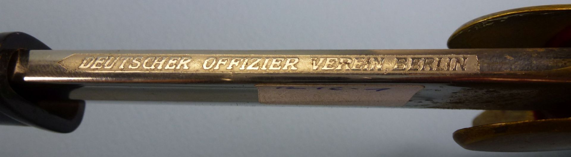 Säbel, D. Offizier Verein Berlin, um 1900 - Image 3 of 3