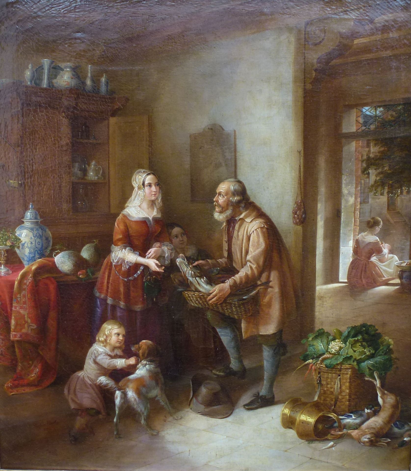 Hartz, Sophie: Der Fischhändler, 1839