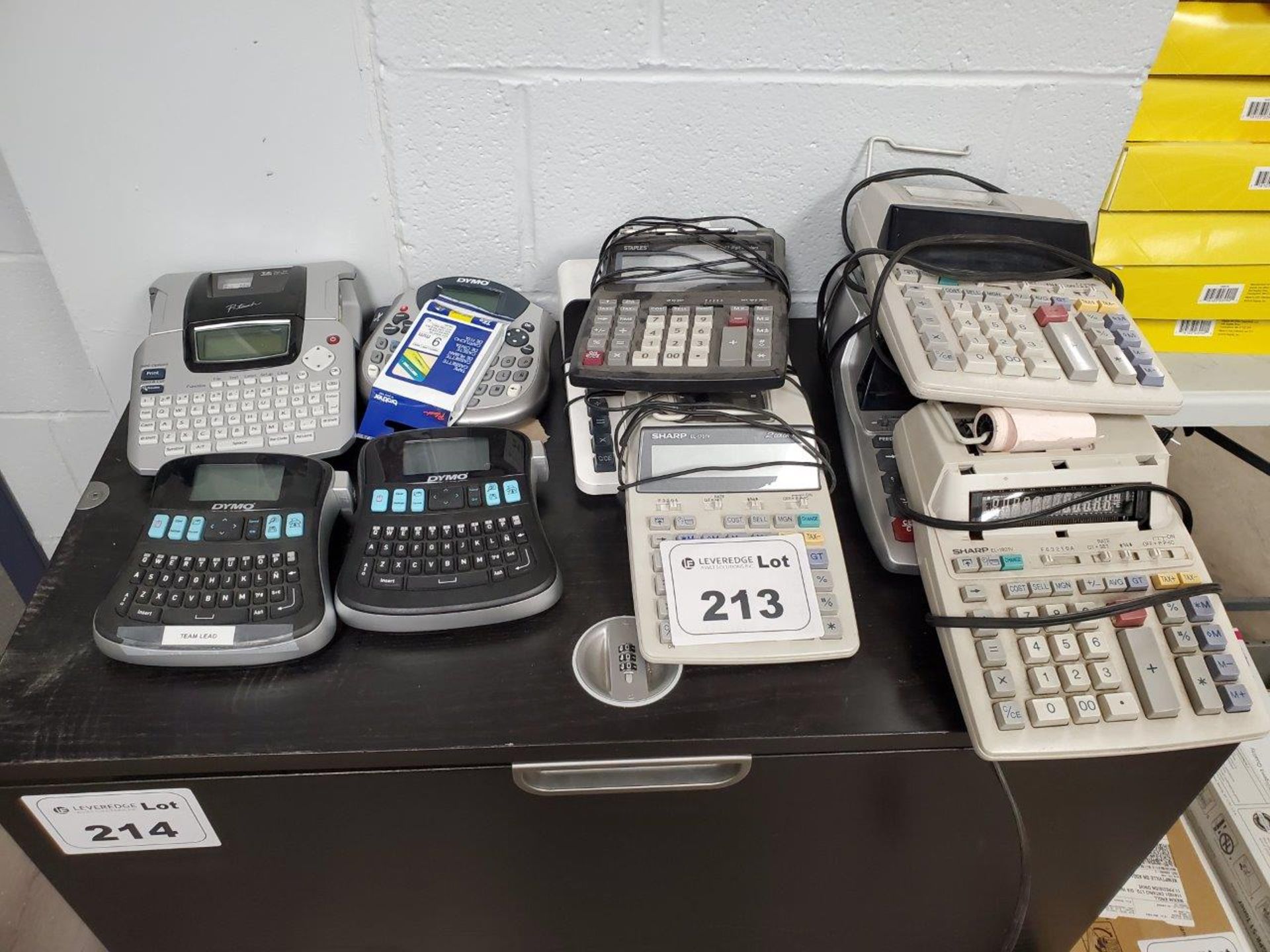 Lot of Label Printers and Calculators