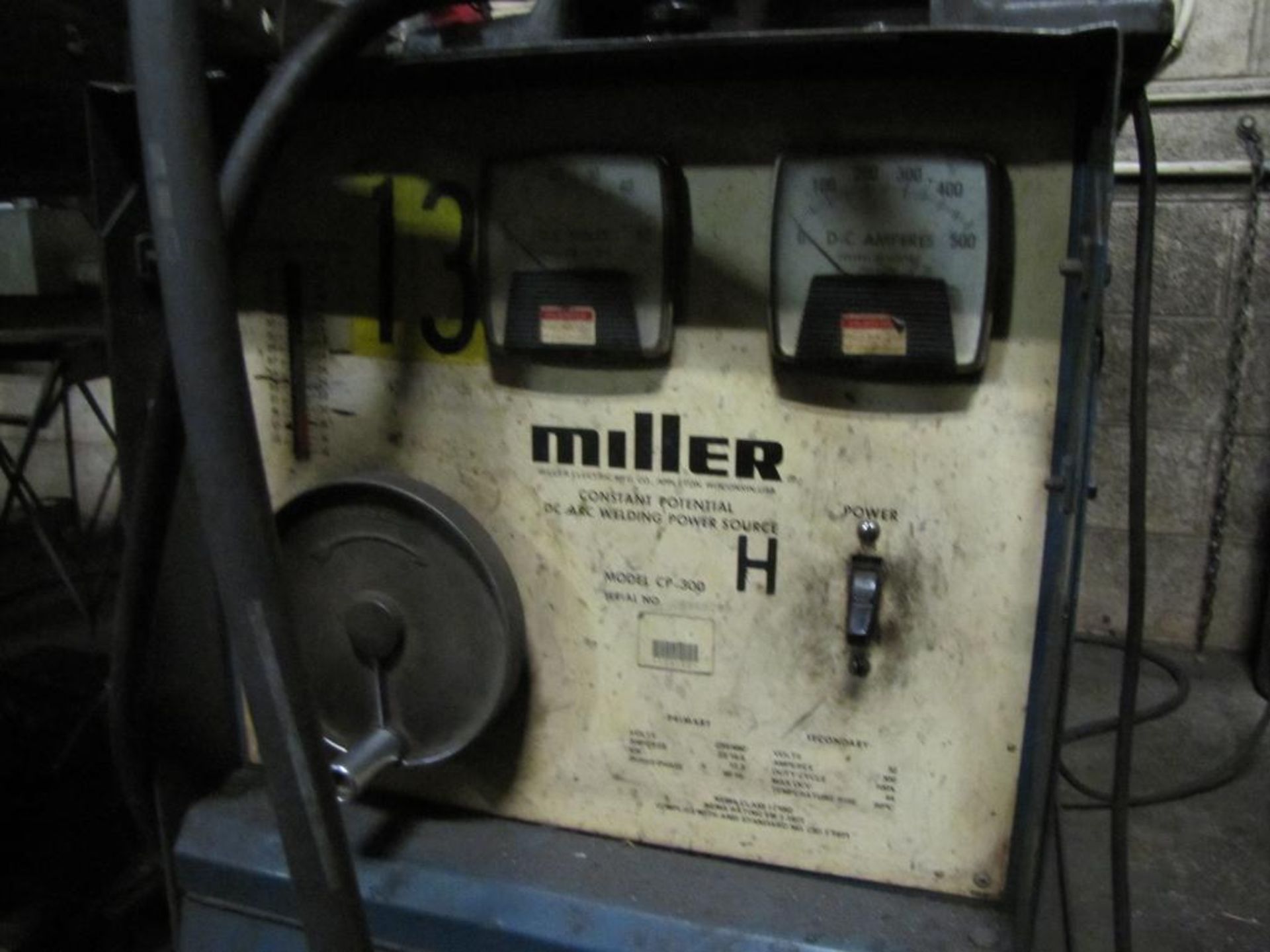 Miller Model CP300 CP-DC Arc Welding Power Source - Image 4 of 4