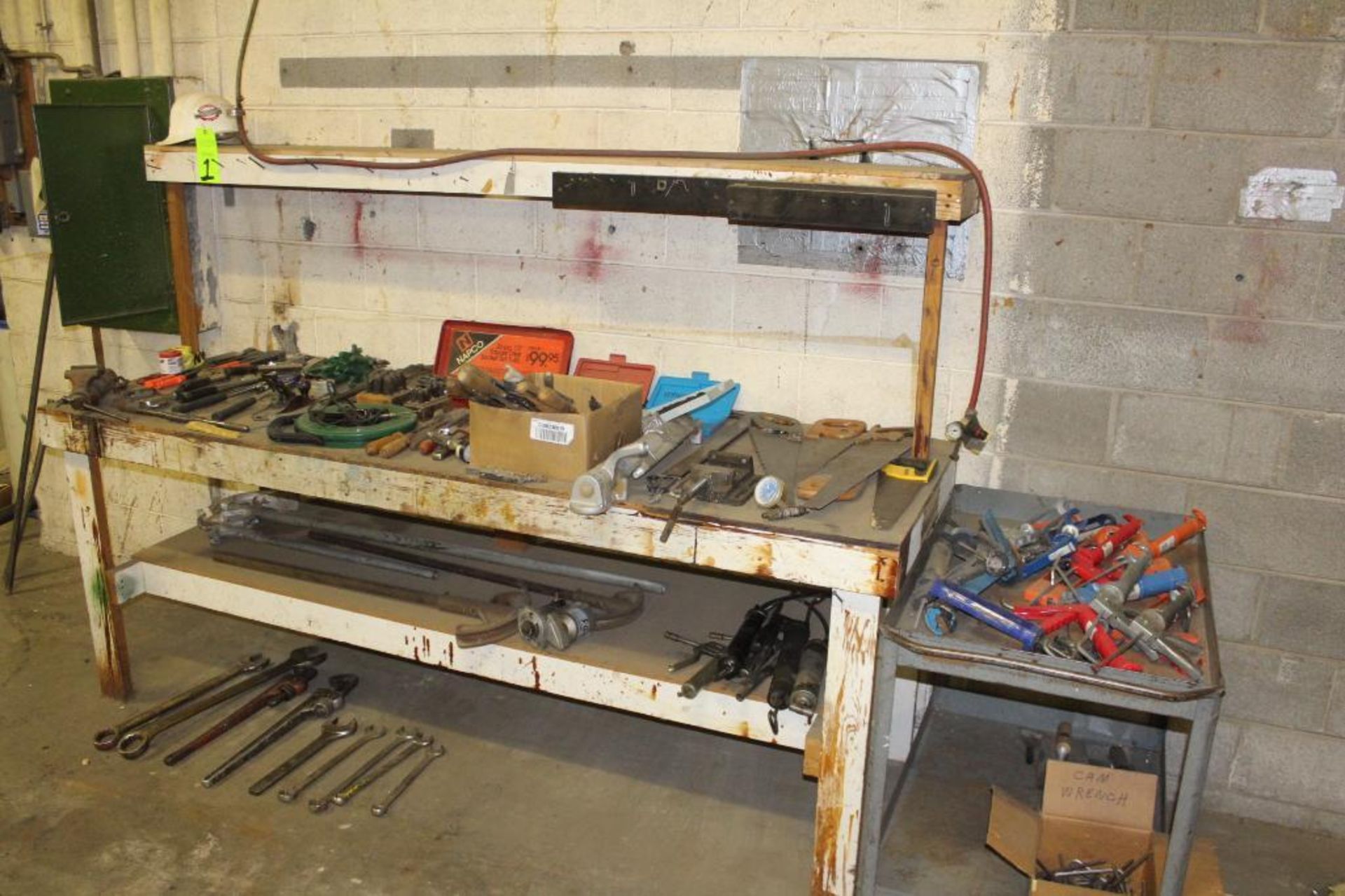 Workbench w/ Vise & Assorted Hand Tools - Image 2 of 2