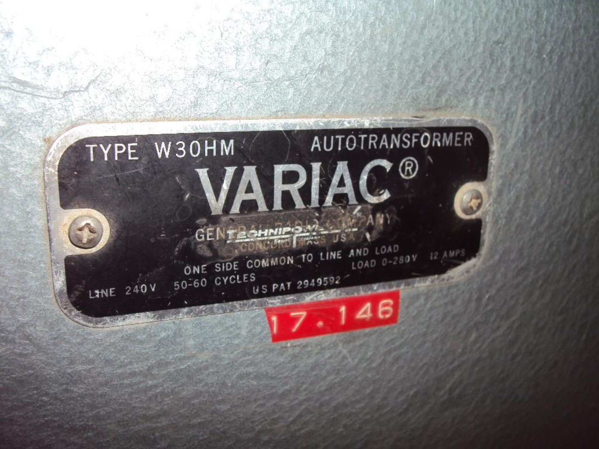 Vairac W30HM Autotransformer - Image 5 of 6