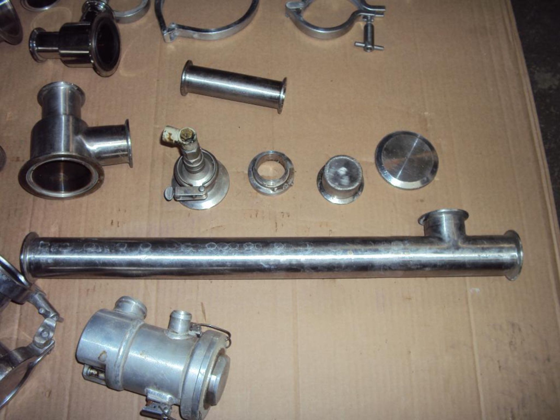 SANITARY STAINLESS STEEL PIPE AND FITTINGS IN ONE LOT - Image 6 of 6