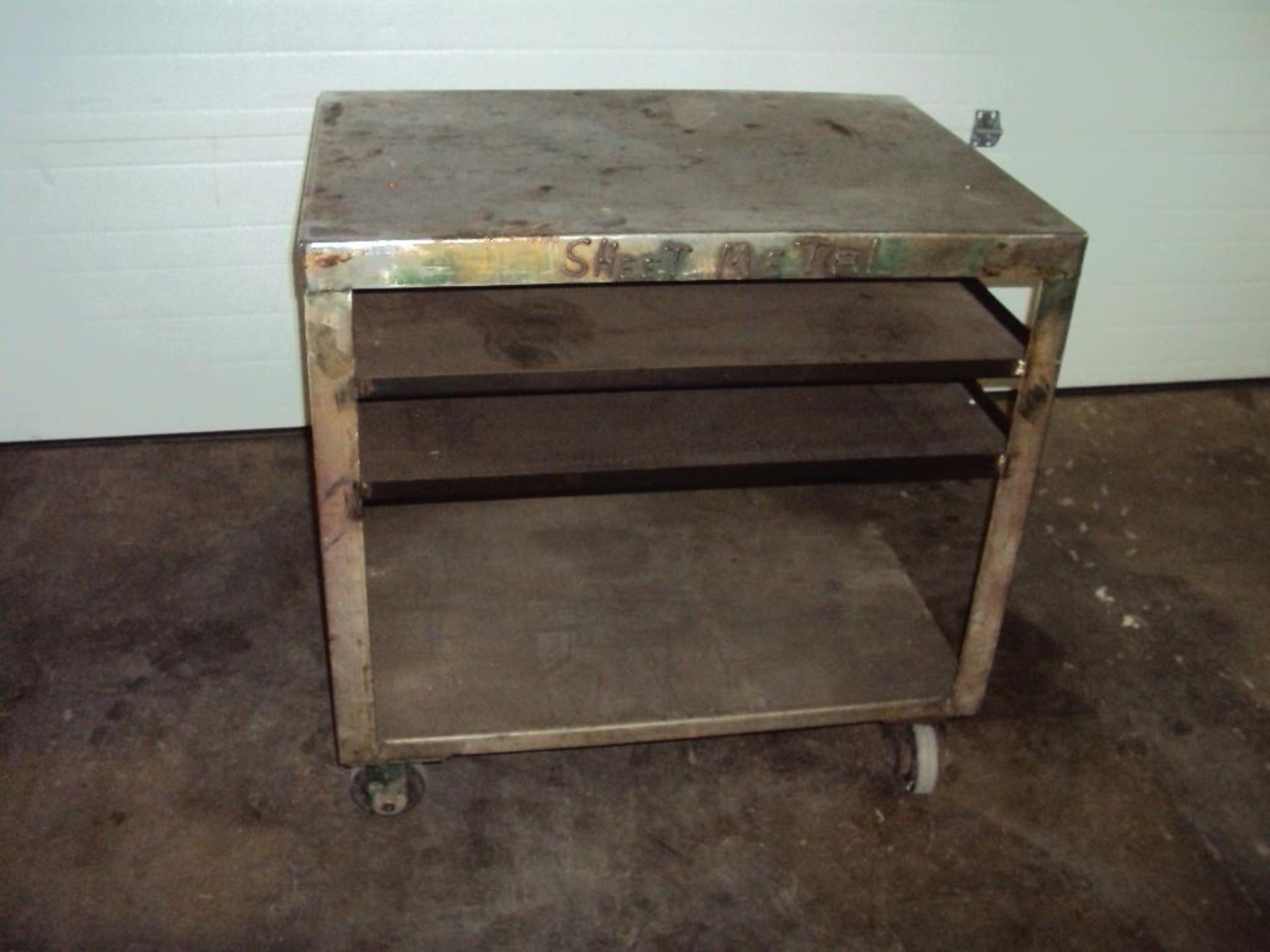 HEAVY GAGE STEEL SHOP CART