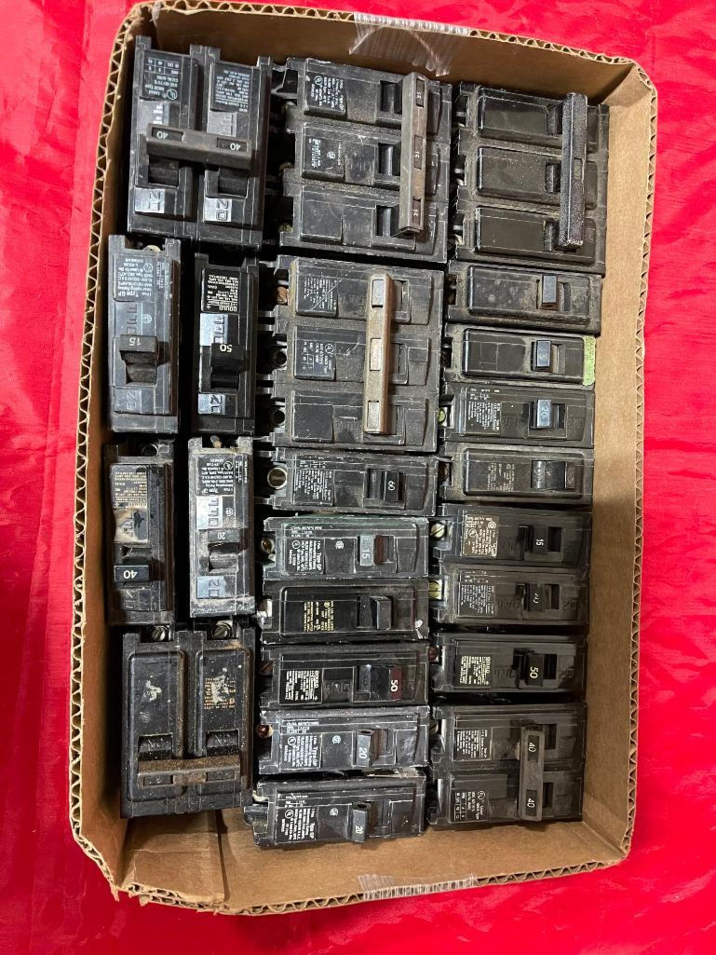 Lot of Gould ITE Siemens QP Circuit Breaker 1 Pole, 2 Pole + 3 Pole