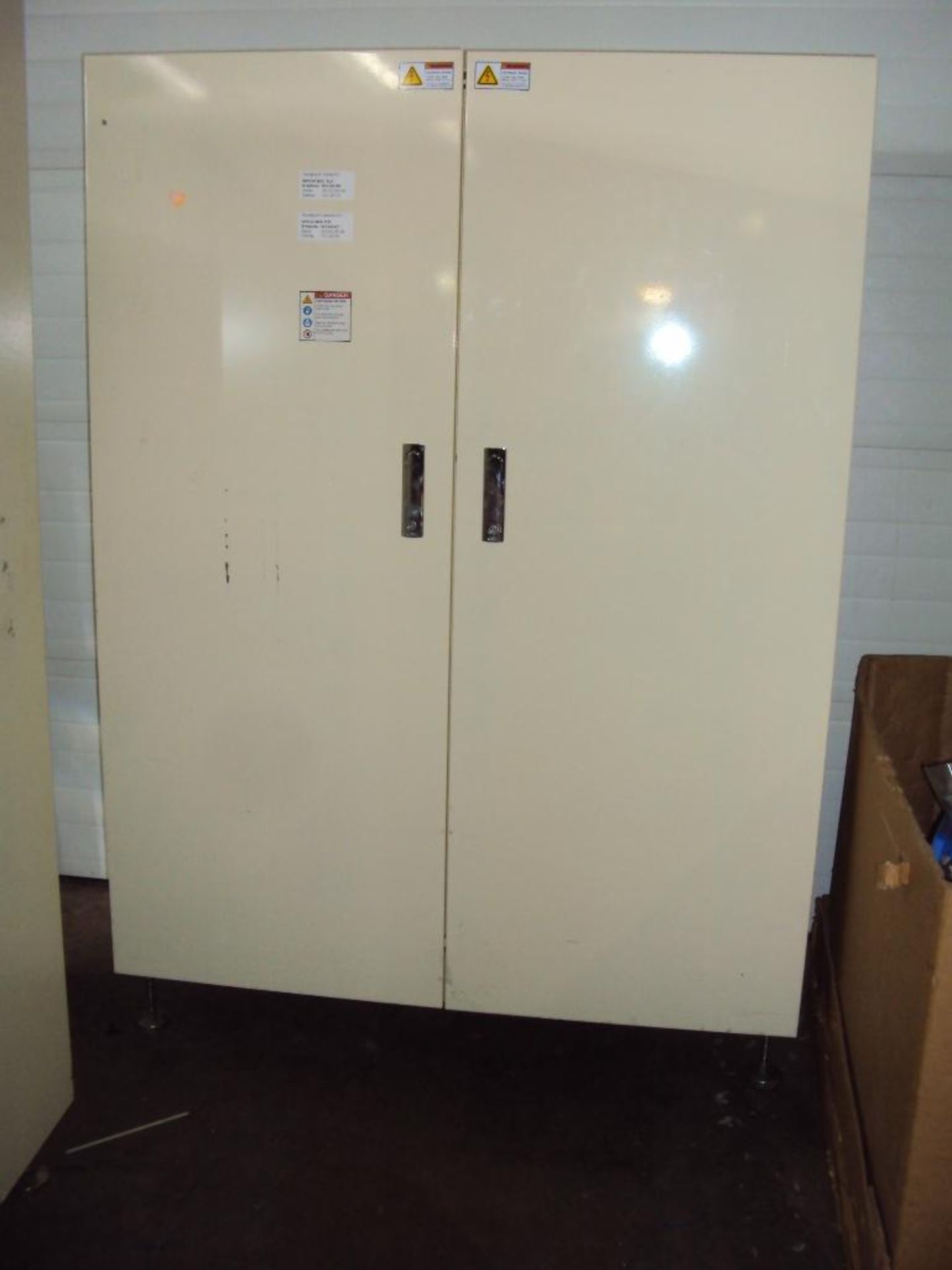 2 DOOR CABINET ELECTRICAL ENCLOSURE APPROX 72HX55WX20D