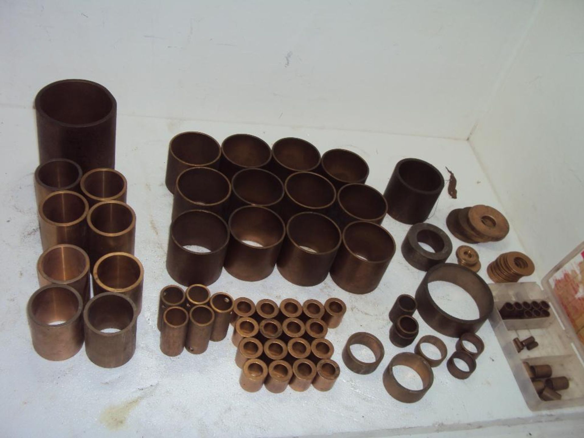 ASSORTED BRONZE BEARINGS AND BUSHINGS