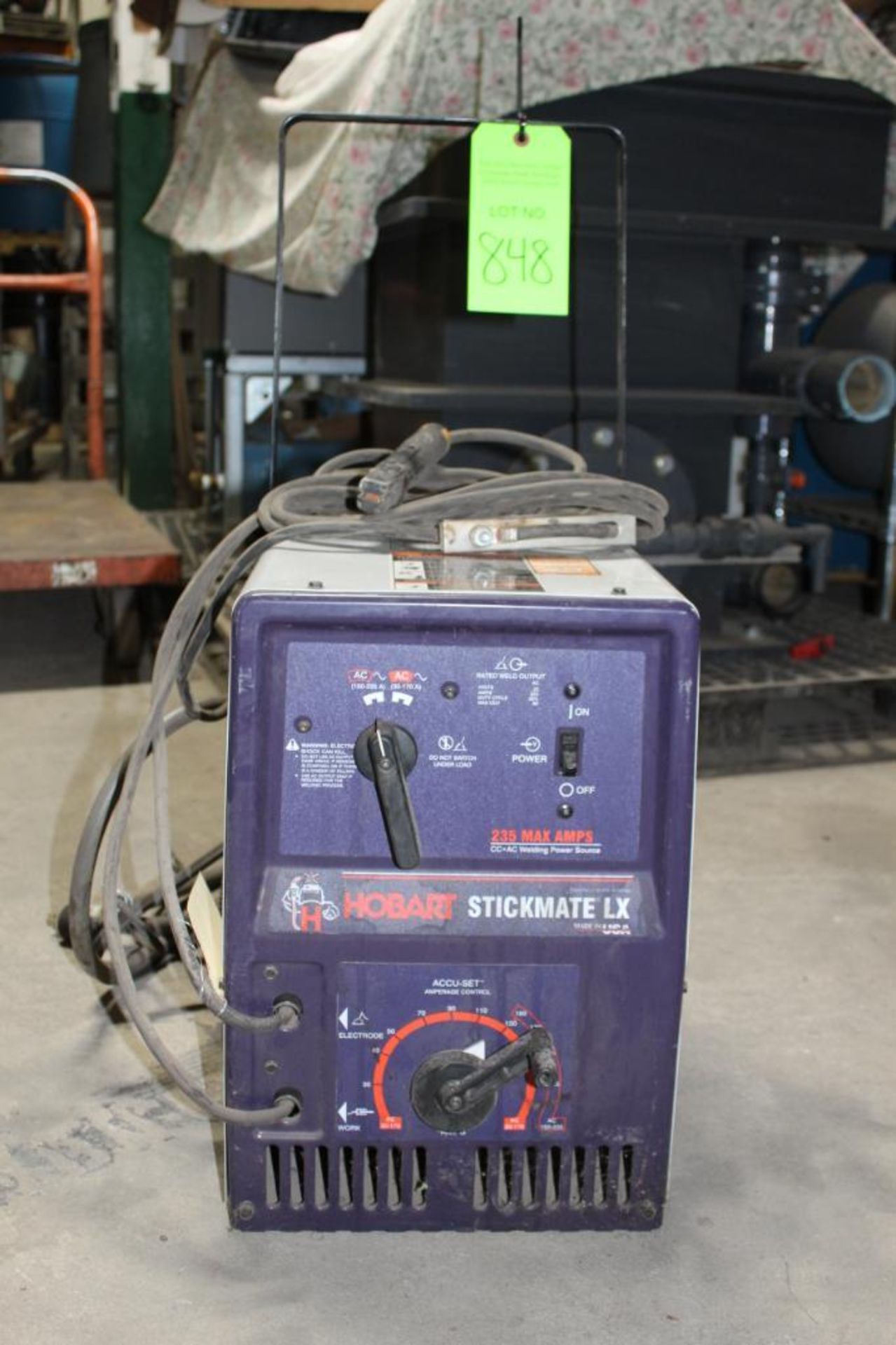 Hobart Stickmate LX CC/AC Welding Power Source w/wheels - Image 2 of 5