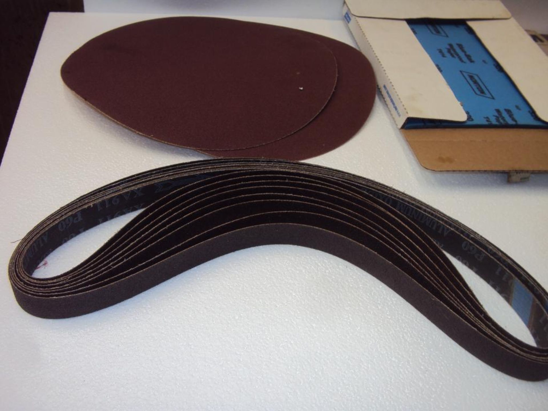 Assorted Sandpaper, Belts and Discs - Image 2 of 6