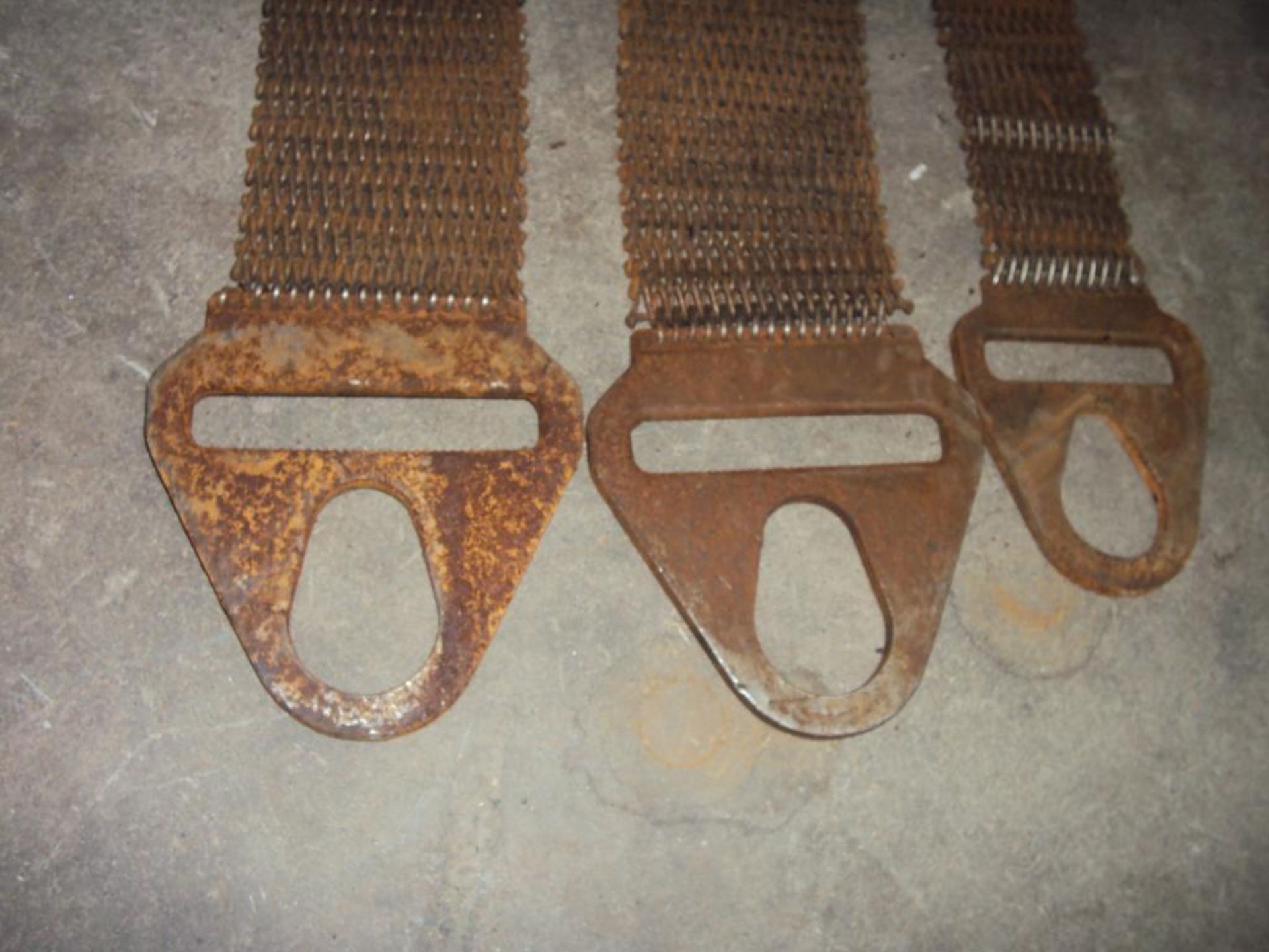 Lot of 3 Wire Mesh Lifting Sling Choker Straps - Image 2 of 4