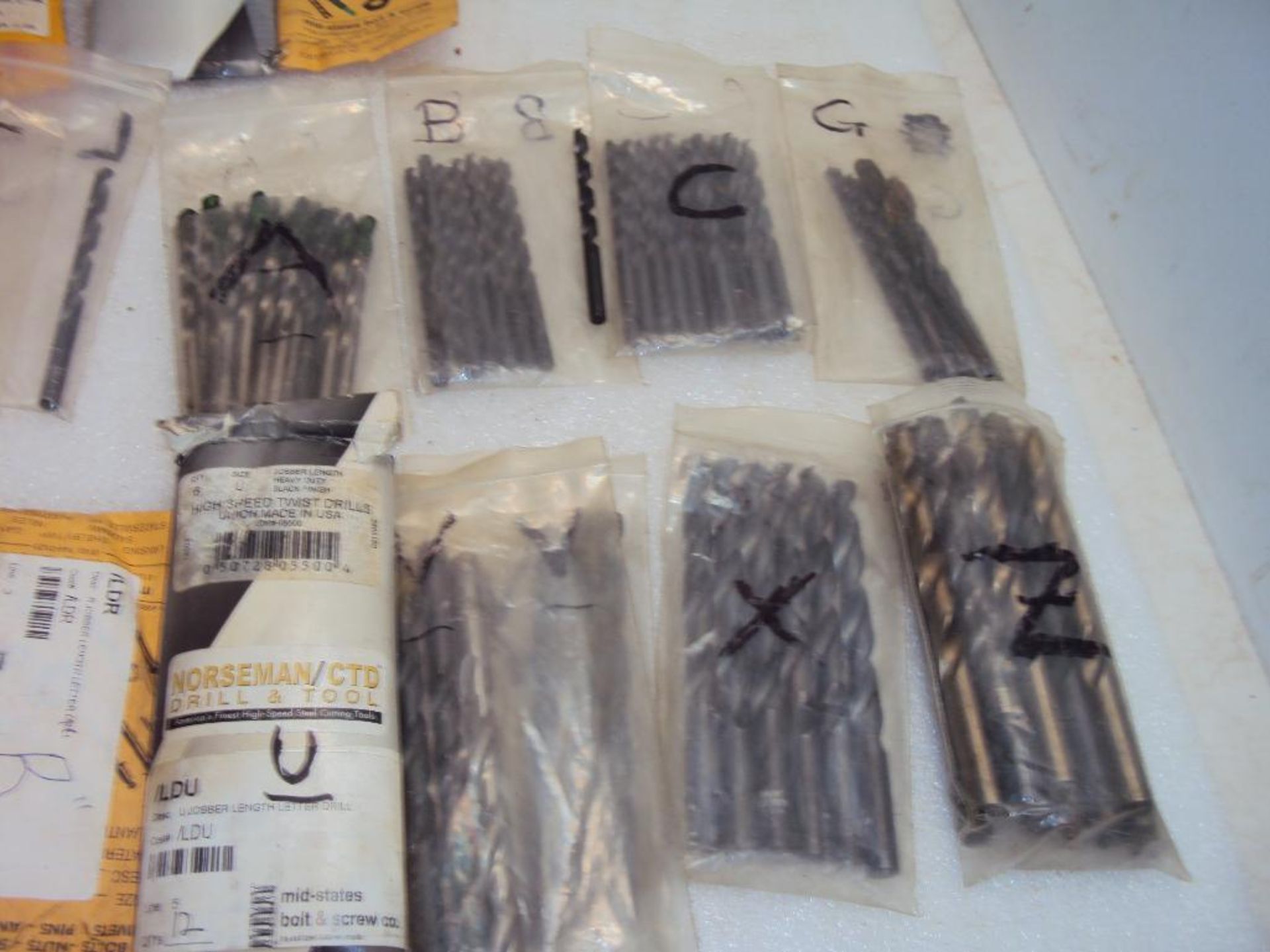 ASSORTED LETTER & FRACTIONAL DRILL BITS - Image 6 of 7