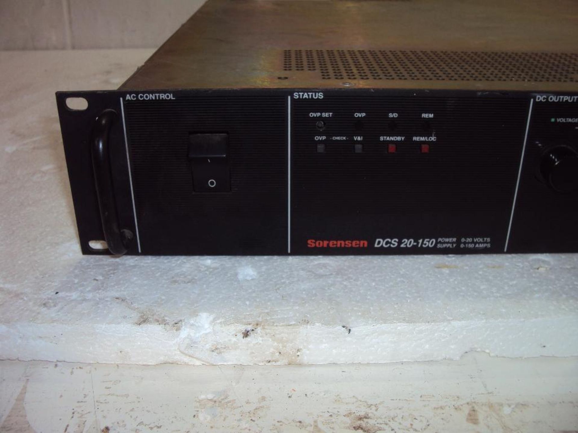 Sorenson DCS20-150 Adjustable 0-20VDC 150A DC Power Supply - Image 2 of 5