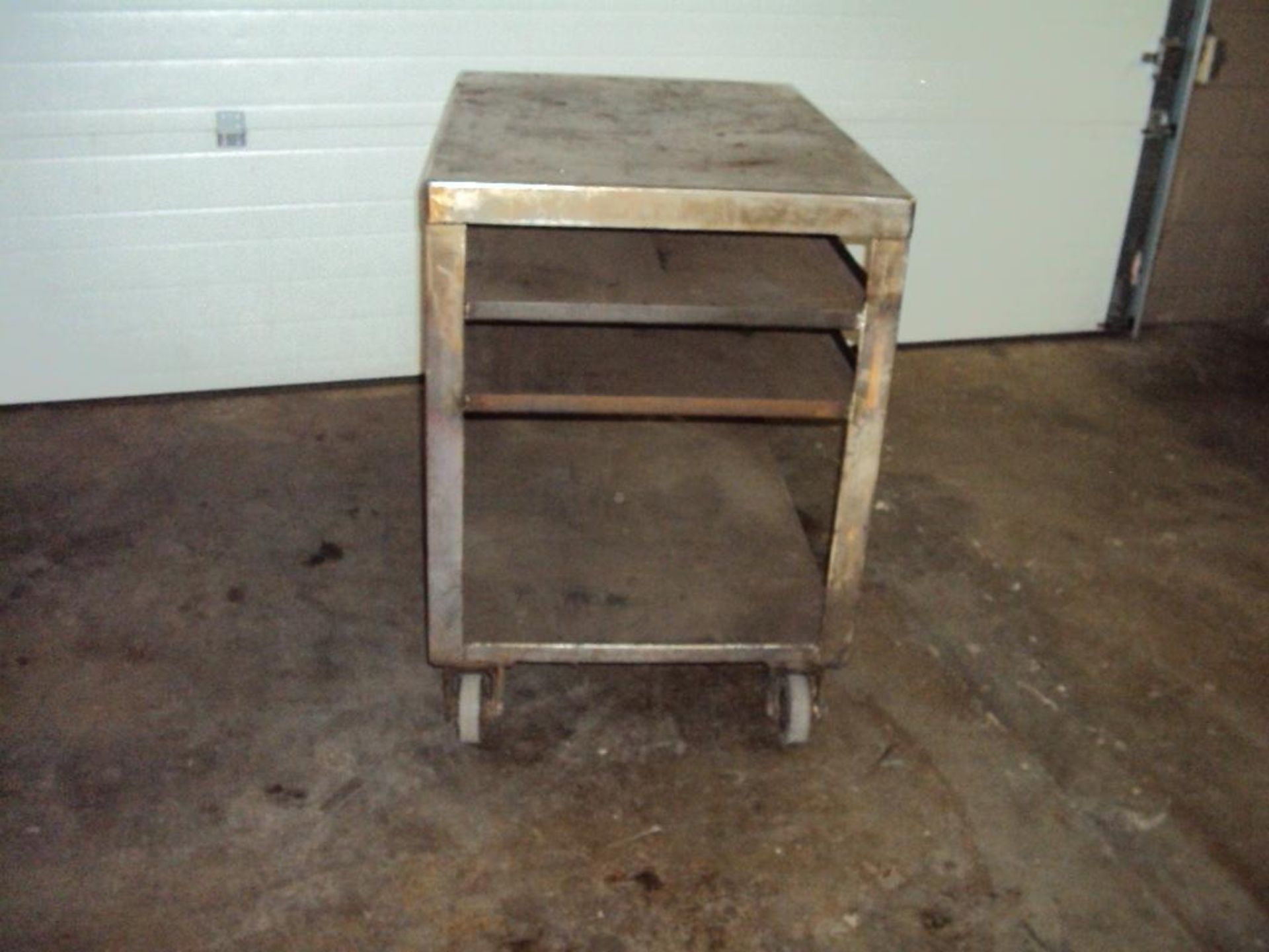 HEAVY GAGE STEEL SHOP CART - Image 2 of 2