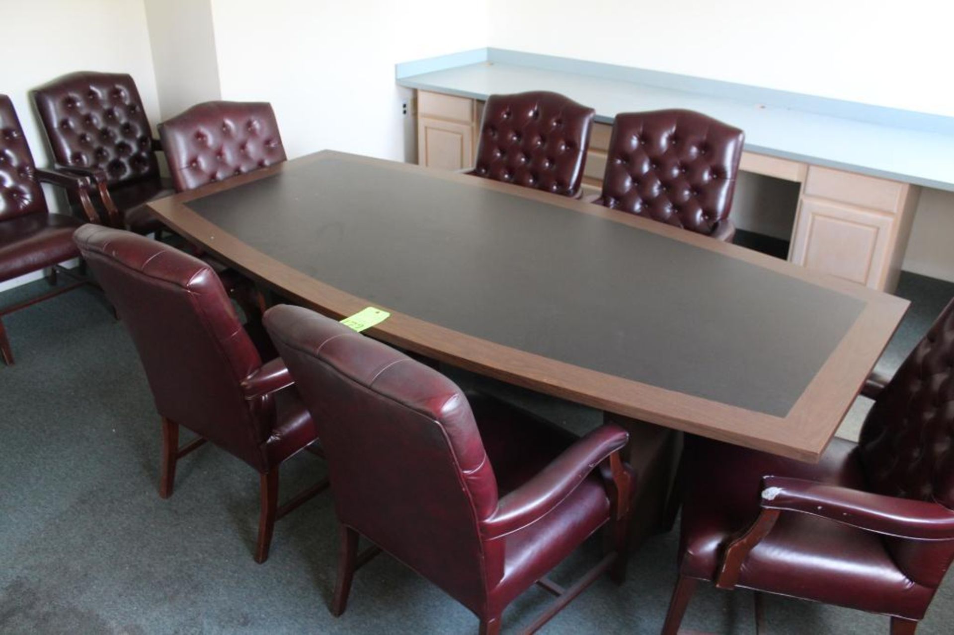 Conference Table w/ 8 Chairs & Bookcase