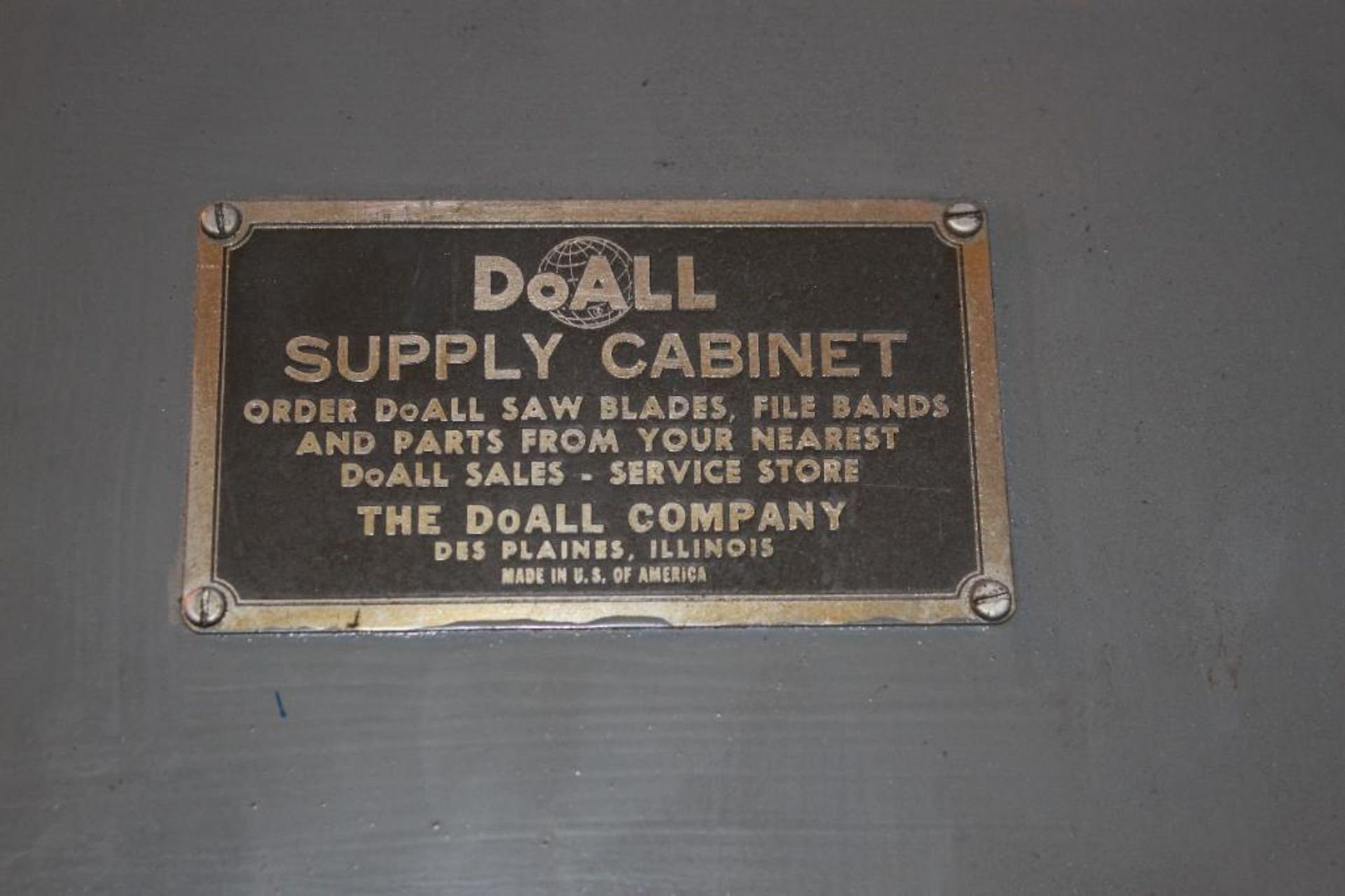 DOALL Supply Cabinet w/ Contents - Image 3 of 3