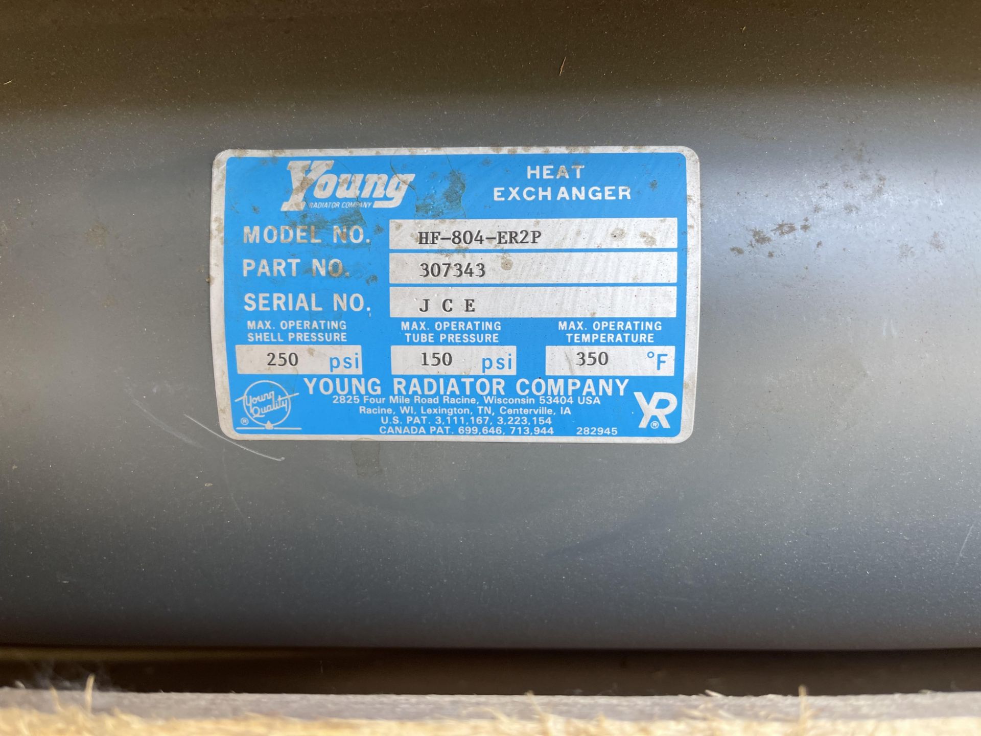 Young Heat Exchanger (in Crate) Model # HF-804-ER2P - Image 2 of 2