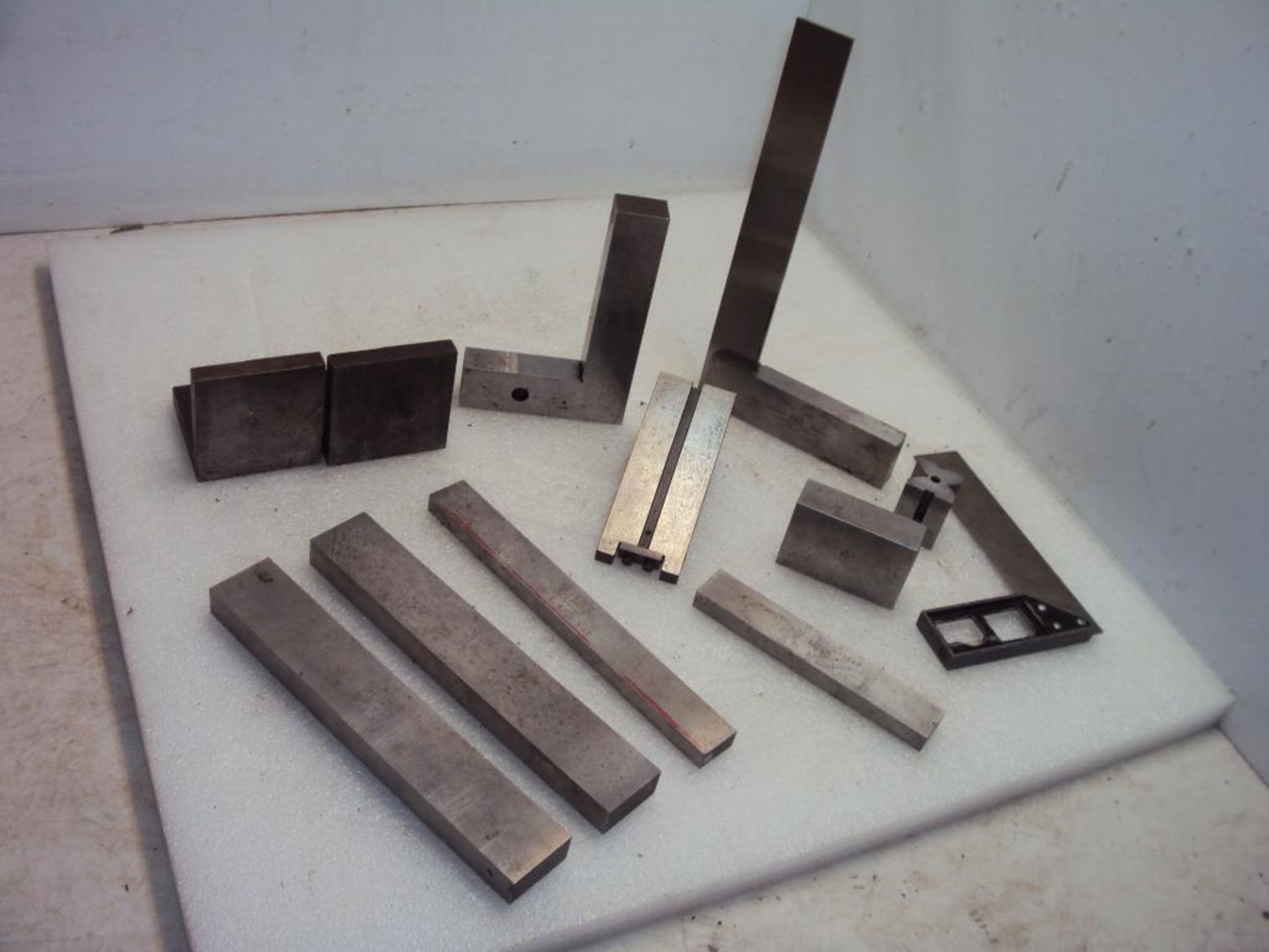 Lot Machinist Squares, Angle Plates & Precision Steel