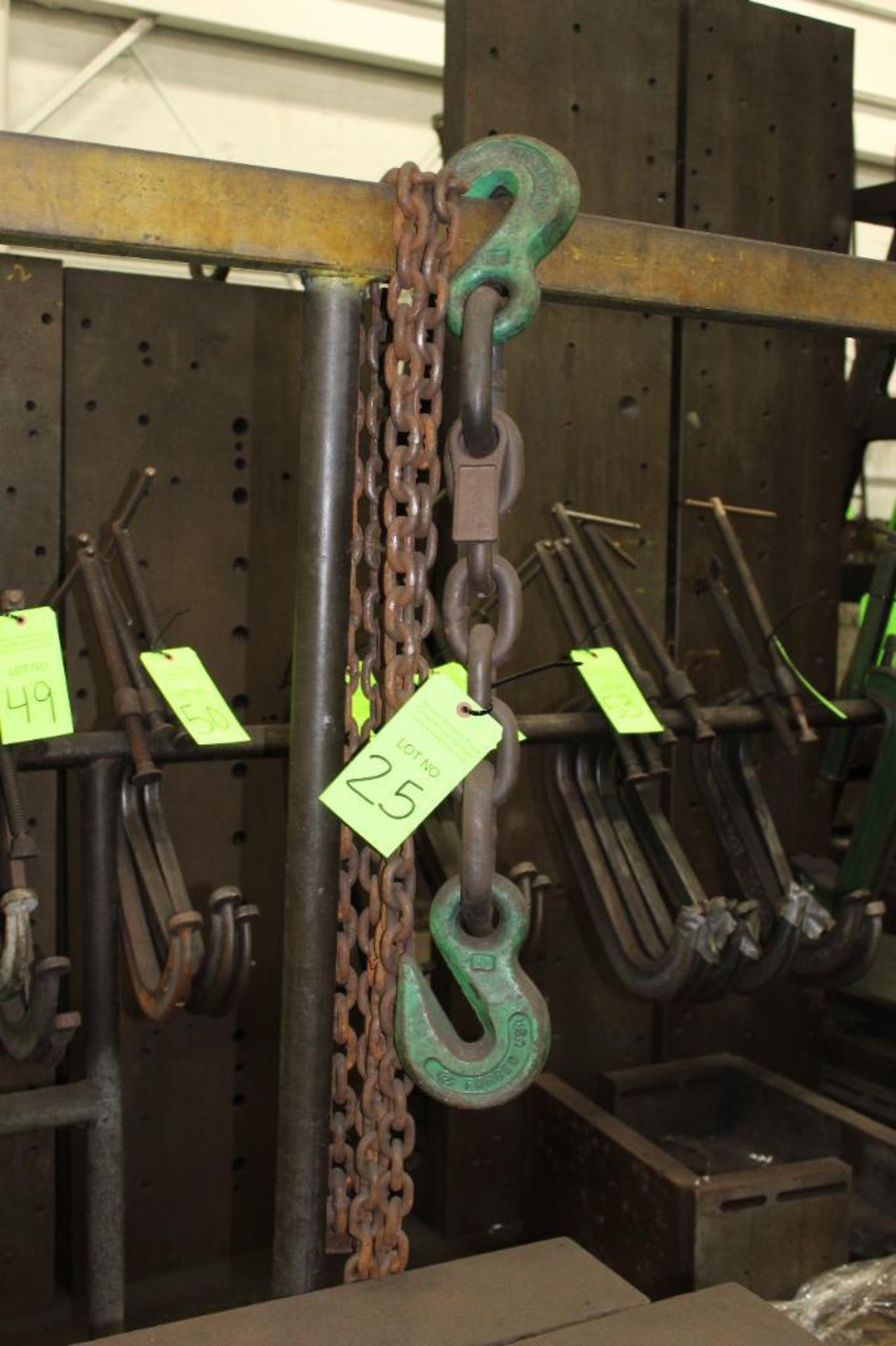 Industrial Lifting Chains & Hooks - Image 2 of 2