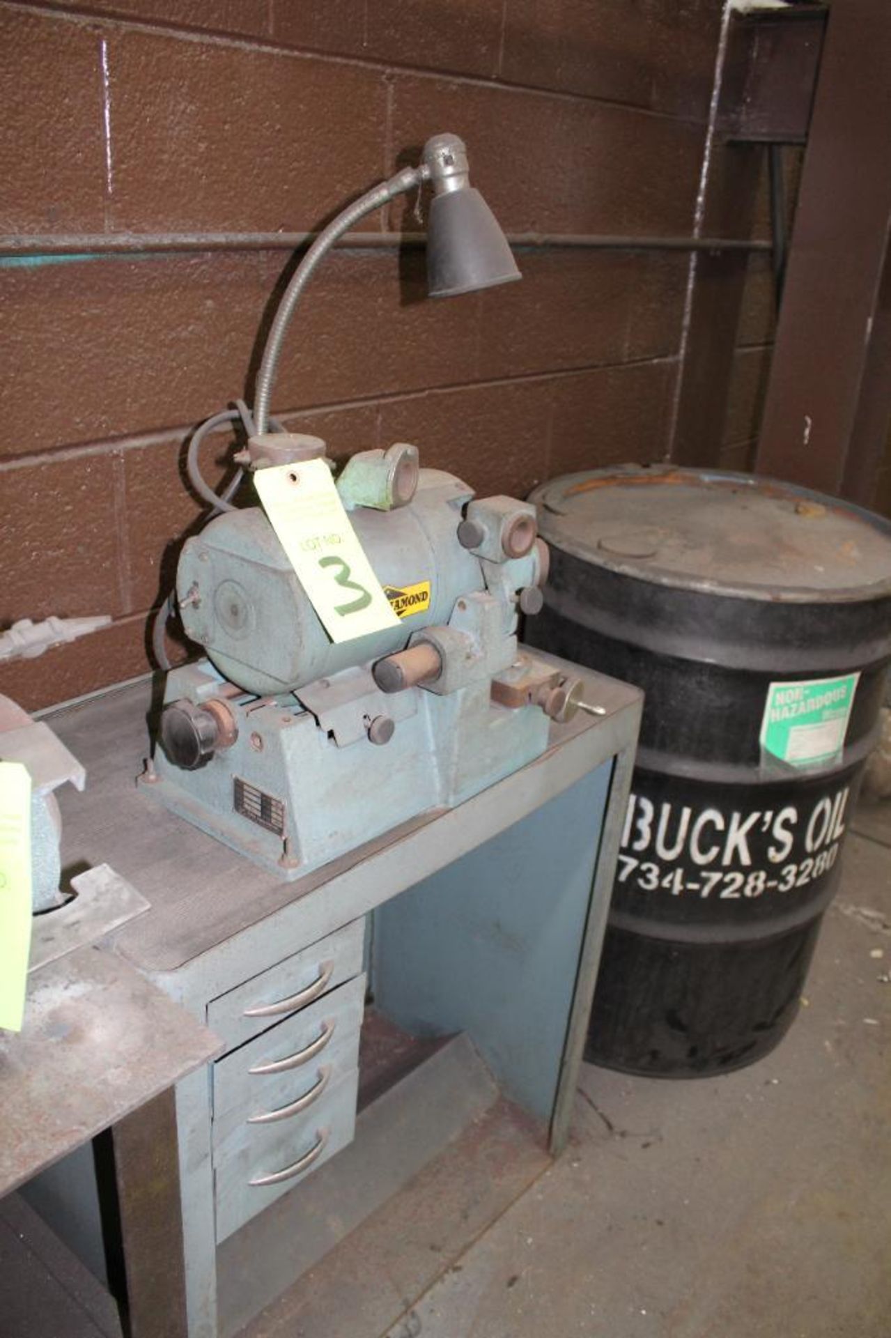 Black Diamond Drill Sharpener with stand and worklight - Image 2 of 4