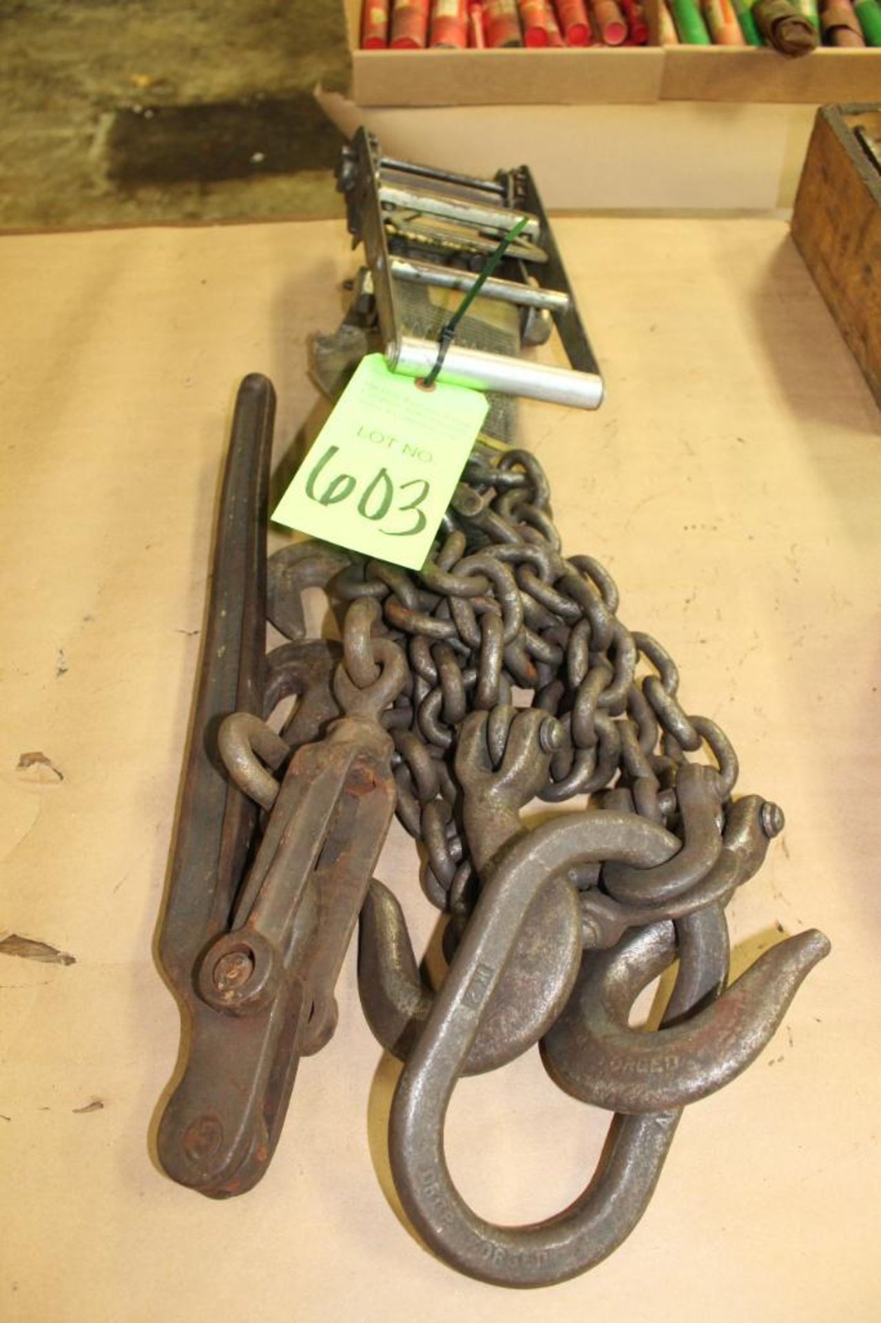 Chain, Hooks & Wrench