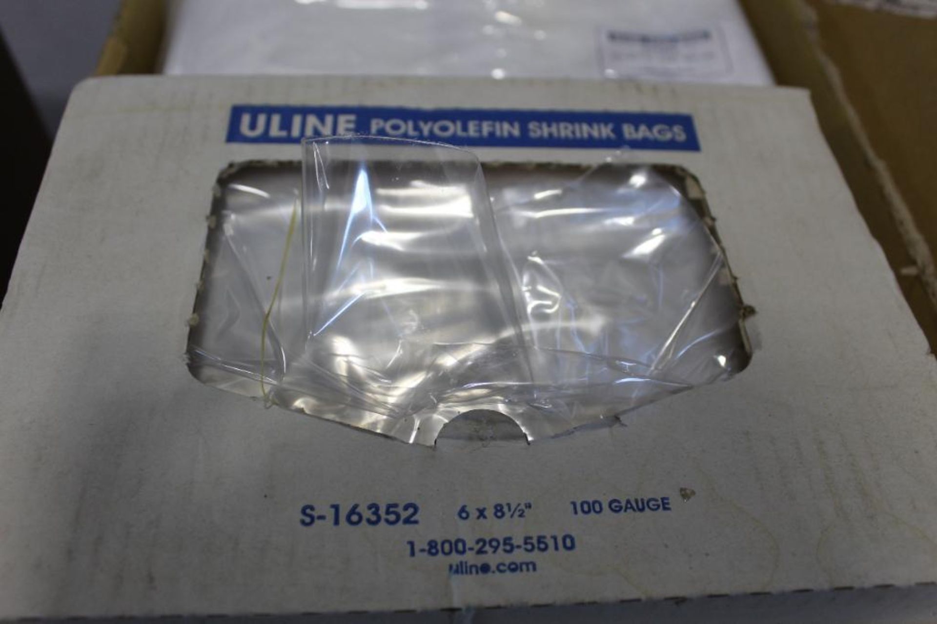 U-Line Polyolefin Shrink Bags, S-16352, 6"x8.5" and S-11076, 10" x 8" x 16" 2MIL U-Line Poly Bags - Image 2 of 3