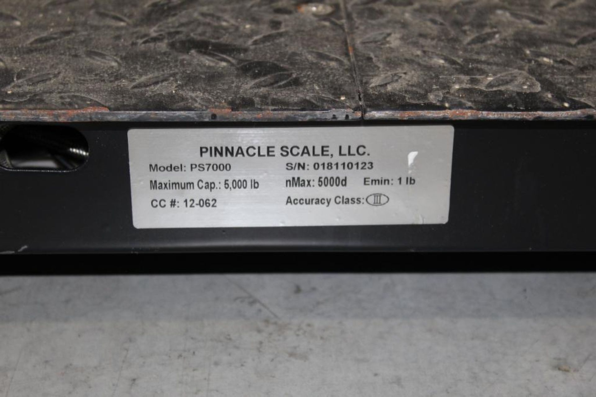 Pinnacle 5,000 Capacity Floor Scale (Scale Only) - Image 2 of 2
