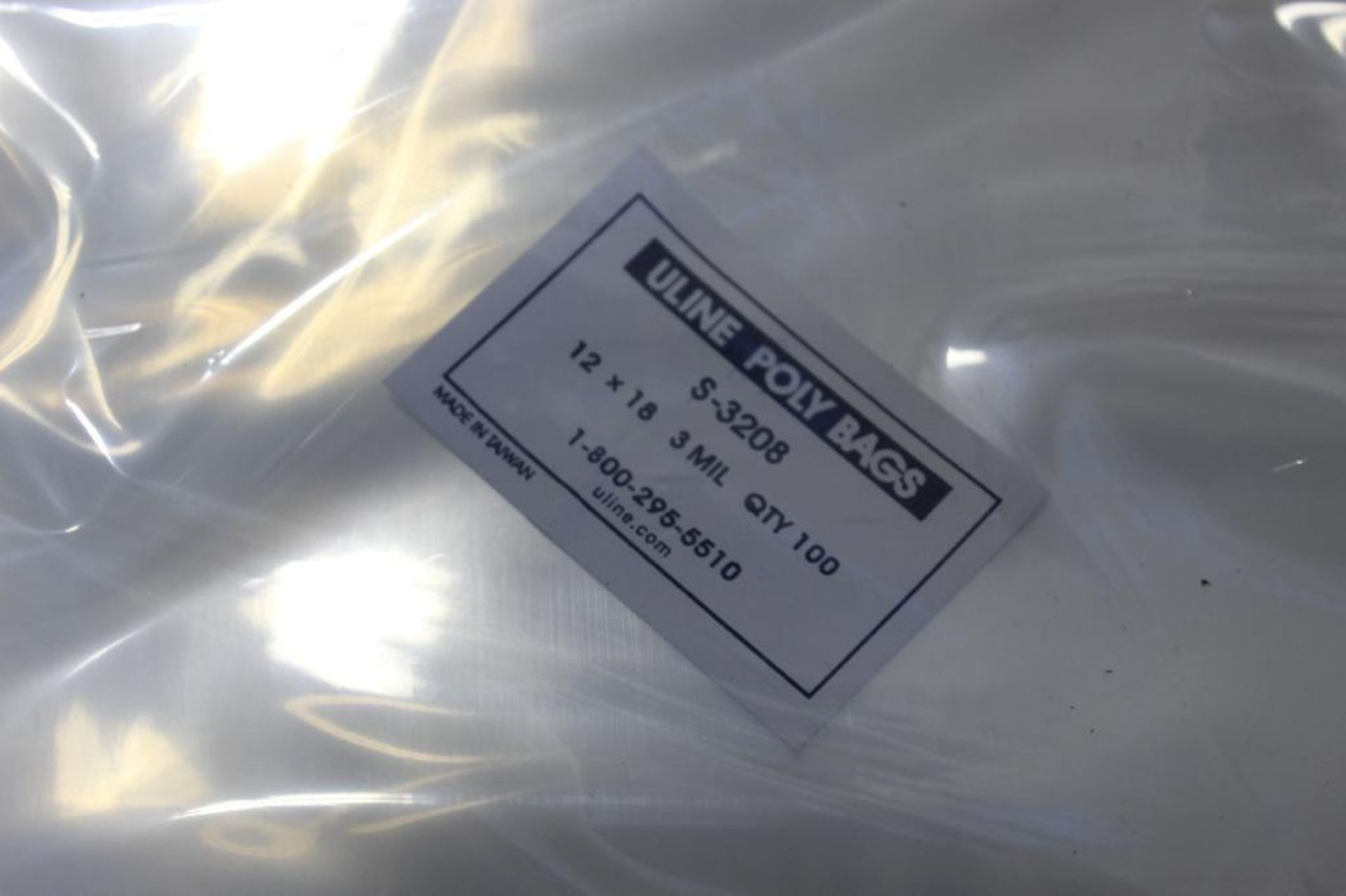 Box of U-Line Poly Bags S-3208, 12" x 18" 3MIL - Image 2 of 2