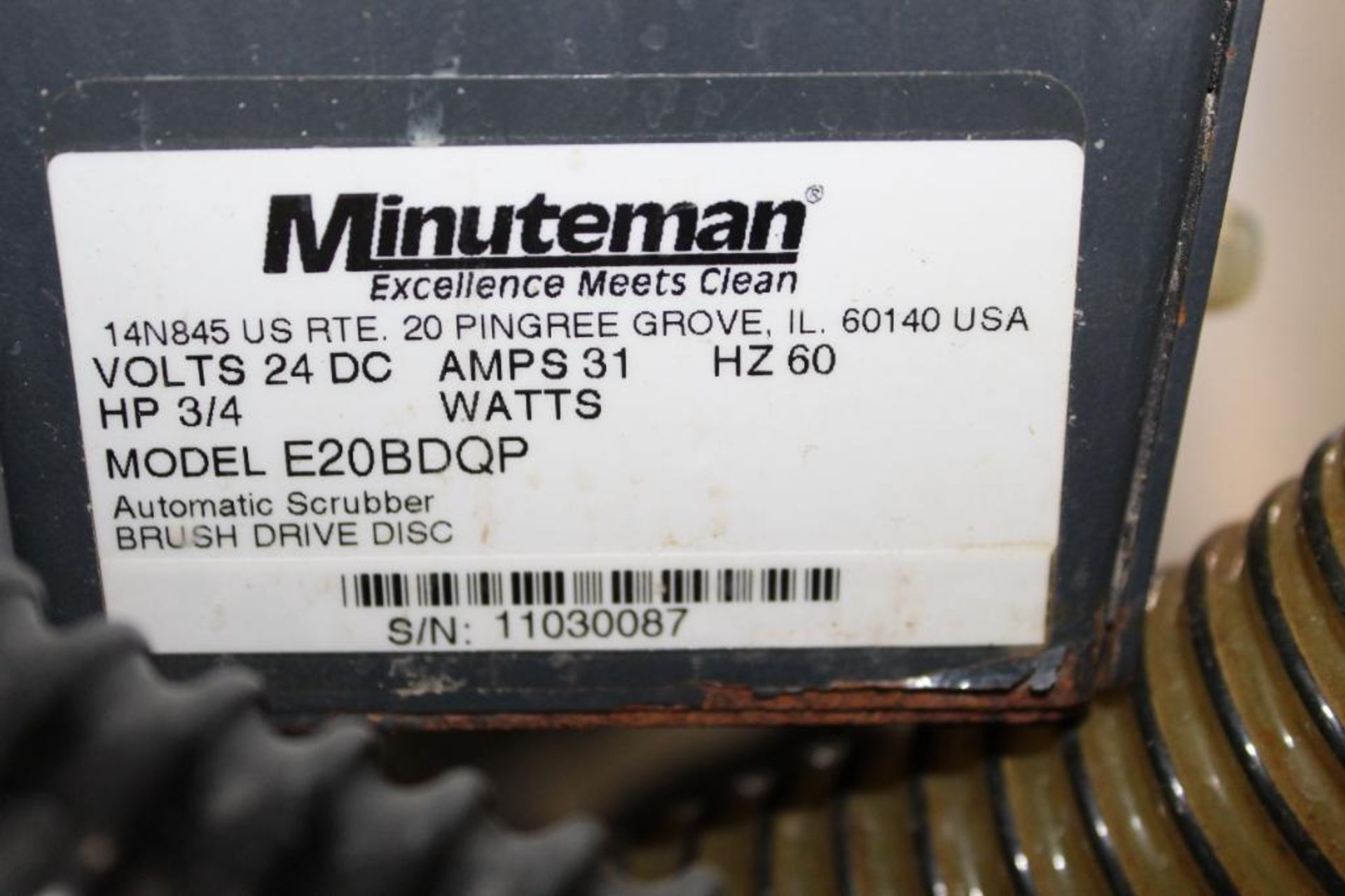 Minute Man Model E20 Automatic Scrubber - Image 4 of 4
